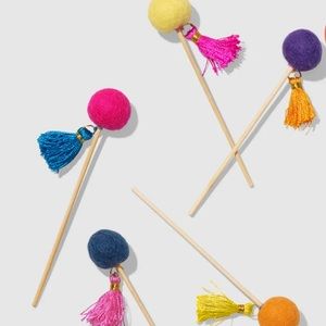 Pom-Pom Stirrers (10 pack)